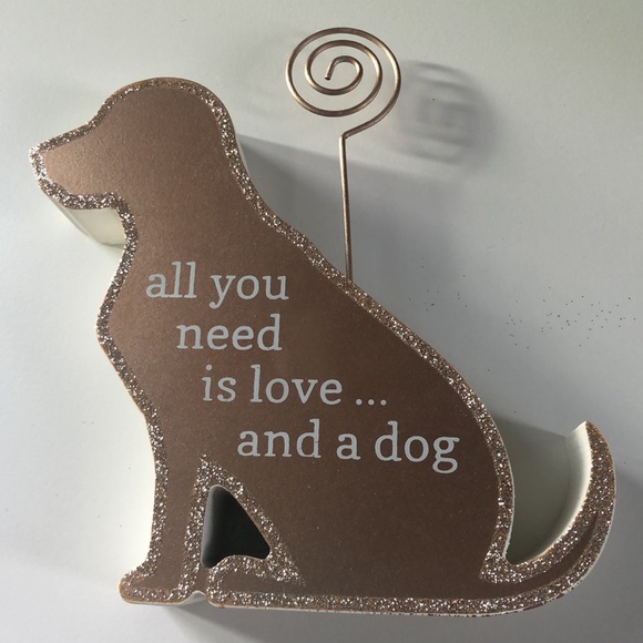 Rose colored Labrador photo holder - Picture 3 of 8